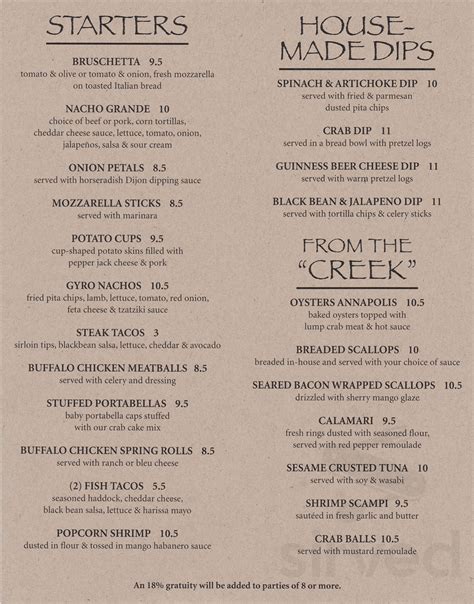 cora's creekside tavern menu  4,655 likes · 24 talking about this · 5,741 were here